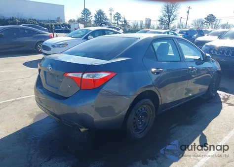 2015 Toyota Corolla Le from USA, damaged, VIN 2T1BURHE4FC451433